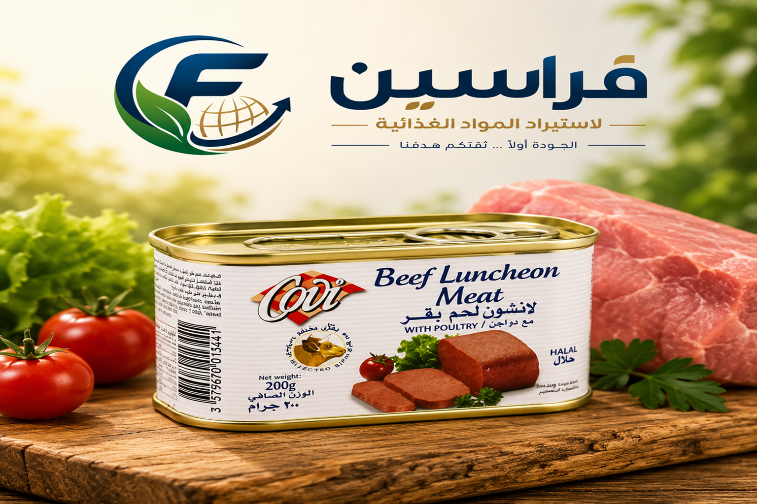 لانشون لحم بقر